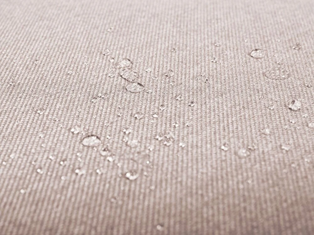 Beliani 5 vietų sodo kampinė sofa LORETELLO smėlio spalvos