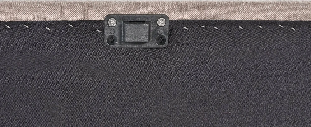 Beliani 5 vietų sodo kampinė sofa LORETELLO smėlio spalvos