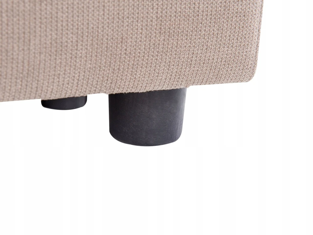 Beliani 4 vietų kampinė sofa KOHLO smėlio/pilkos spalvos, kairinė