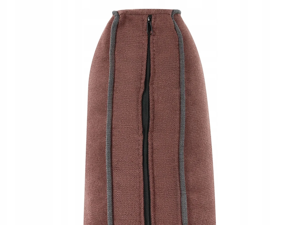 Beliani Kampinė sofa ALTAN, 3-vietė, bordo spalvos, kairinė