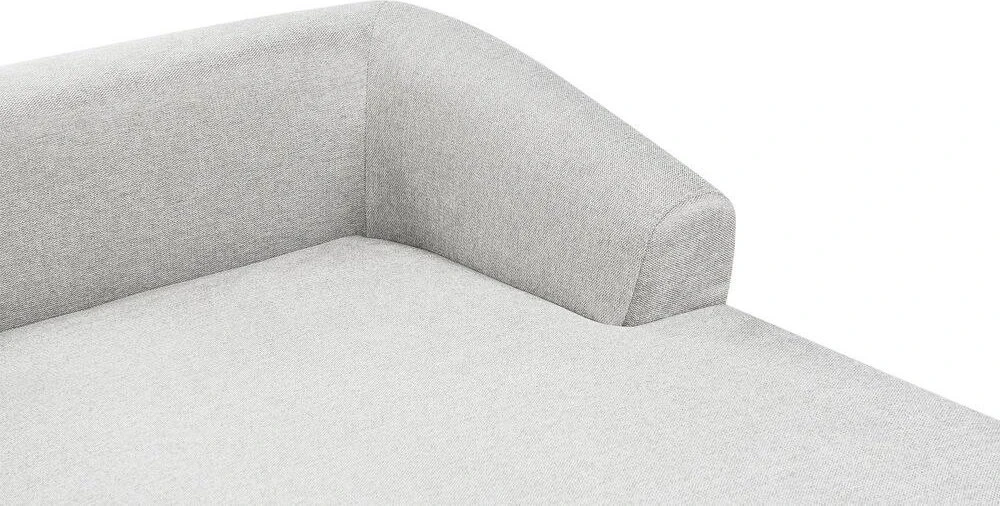 Beliani Trivietė kampinė sofa SVANSELE pilka, kairinė