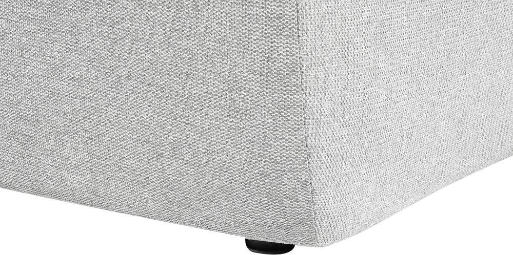 Beliani Trivietė kampinė sofa SVANSELE pilka, kairinė
