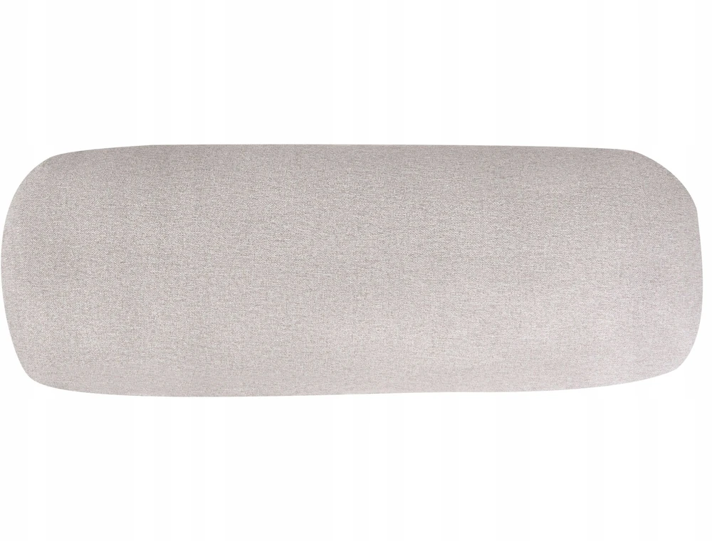 Beliani 3 vietų kampinė sofa SIMOS šviesiai pilka, kairinė