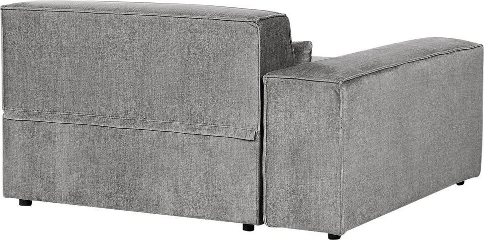 Beliani Modulinė 3 vietų kampinė sofa „HELLNAR“, dešininė, pilka