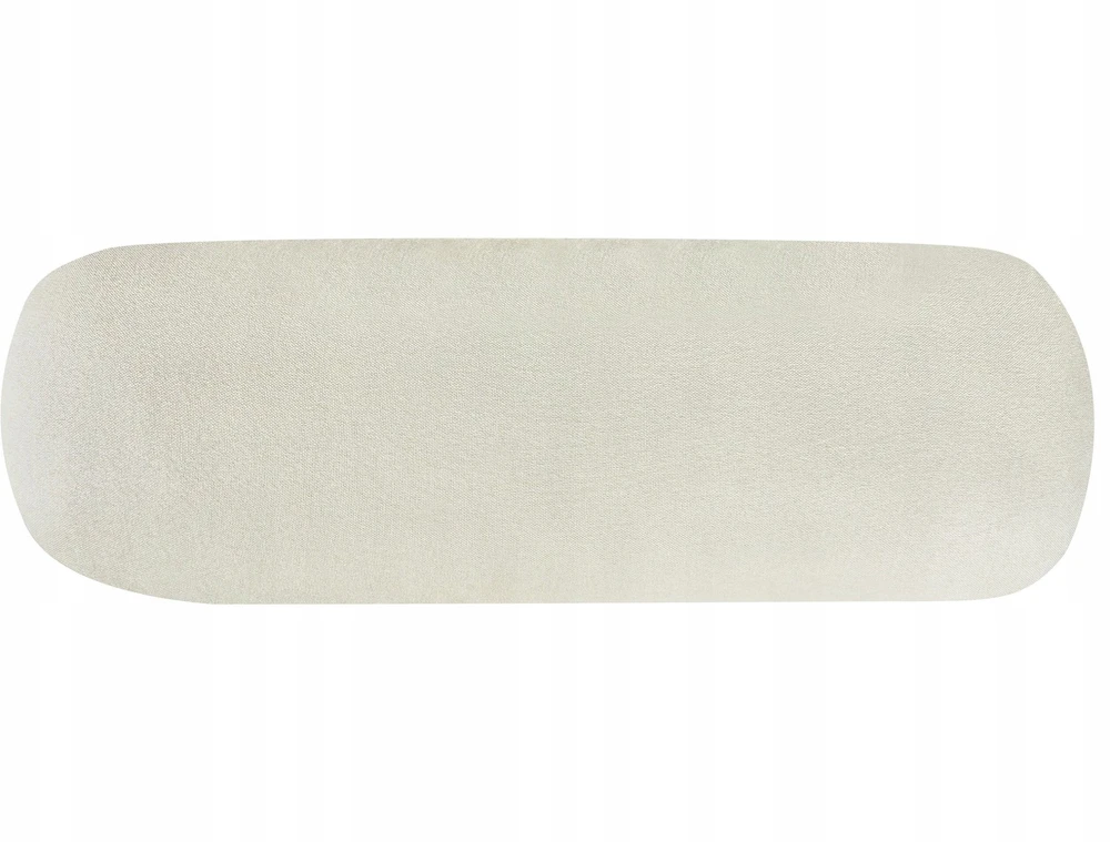 Beliani Trivietė kampinė sofa SIMOS, kreminės spalvos, dešininė