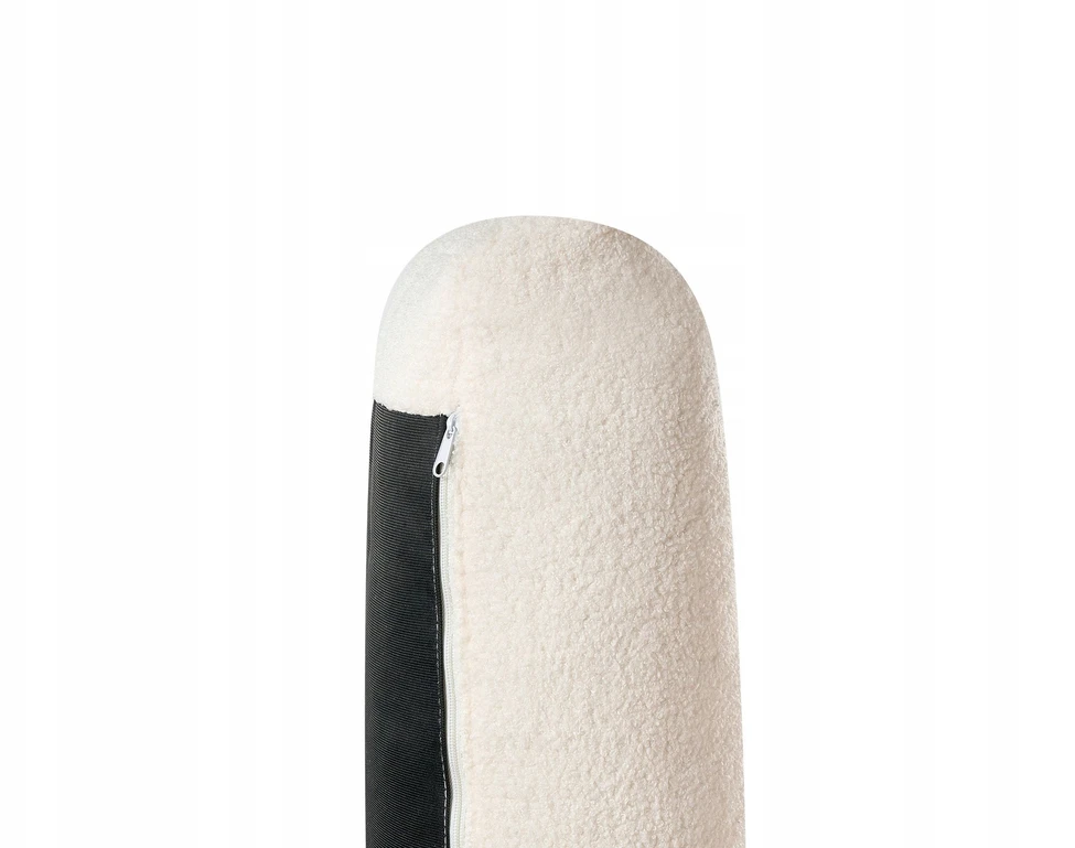Beliani 4 vietų kampinė sofa SIGGARD Boucle balta, dešininė