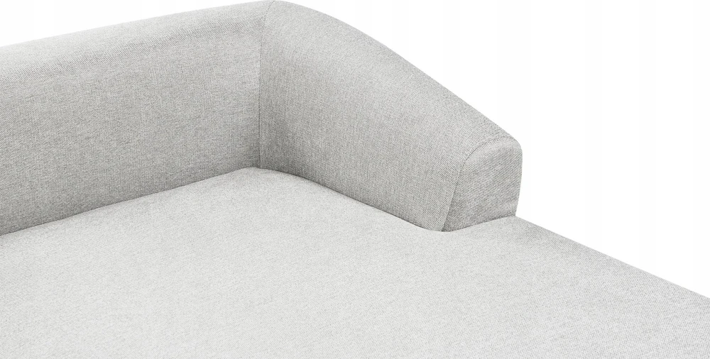 Beliani 3-vietė kampinė sofa SVANSELE šviesiai pilka dešininė