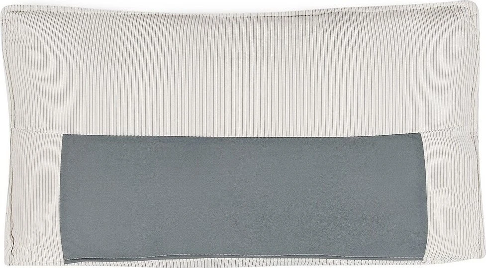 Beliani Išskleidžiama kampinė sofa ABACKA, 3 vietų, velvetinė, kreminė balta, dešininė