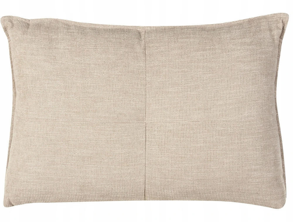 Beliani Trivietė kampinė sofa SERSAN šenilo audinio, smėlio spalvos, dešininė