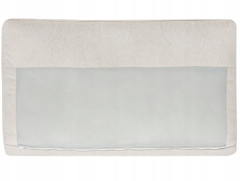 Beliani 3 vietų kampinė sofa NORA, smėlio spalvos, dešininė