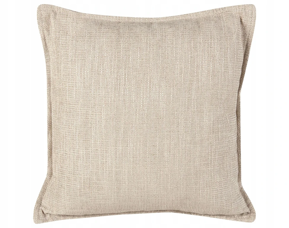 Beliani Trivietė kampinė sofa SERSAN šenilo audinio, smėlio spalvos, dešininė