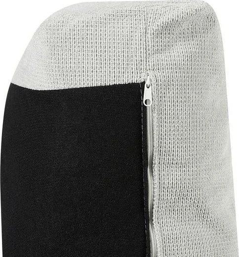Beliani 3 vietų kampinė sofa MALOY, šenilas, šviesiai pilka, dešininė