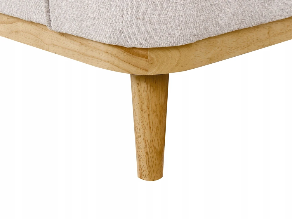Beliani 3-vietė kampinė sofa SIMOS šviesiai pilka dešininė