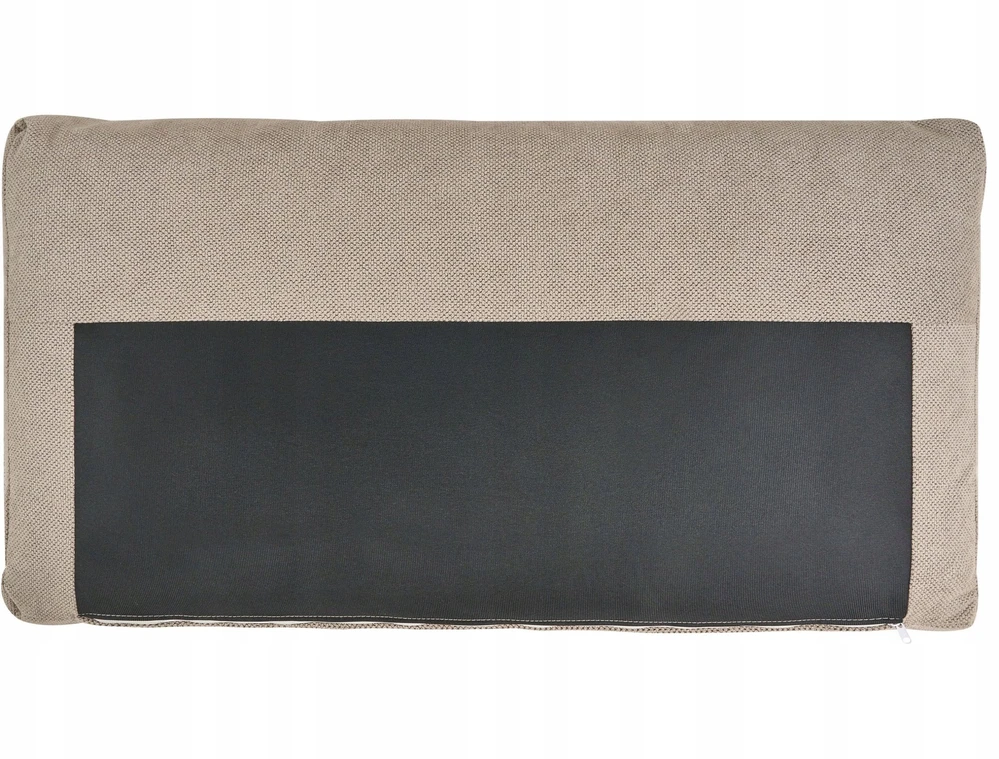 Beliani 4 vietų kampinė sofa SIGGARD smėlio ir pilkos spalvos, dešininė