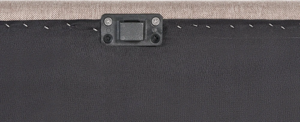 Beliani 3 vietų sodo sofa LORETELLO dešininė, smėlio spalvos
