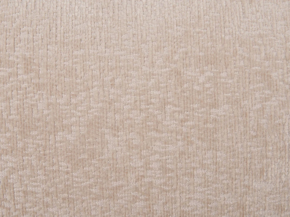 Beliani Trivietė kampinė sofa SIMOS šenilas smėlio spalvos dešininė