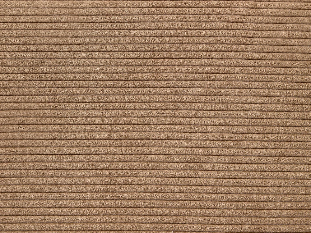 Beliani 4 vietų kampinė sofa LUNNER, velvetas, ruda, kairinė