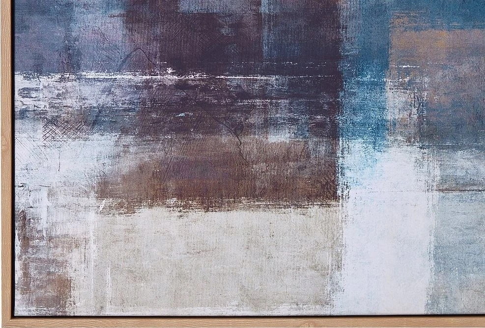 Beliani Drobė PULSANO Abstrakcinis motyvas 83 x 103 cm Spalvotas