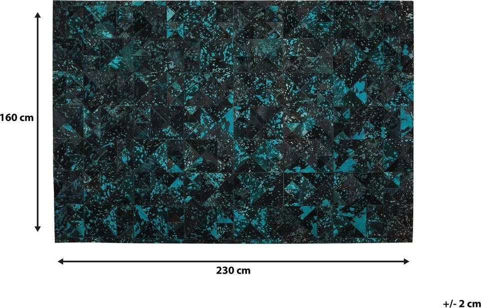 Beliani Kilimas ATALAN rudas 160 x 230 cm natūrali oda
