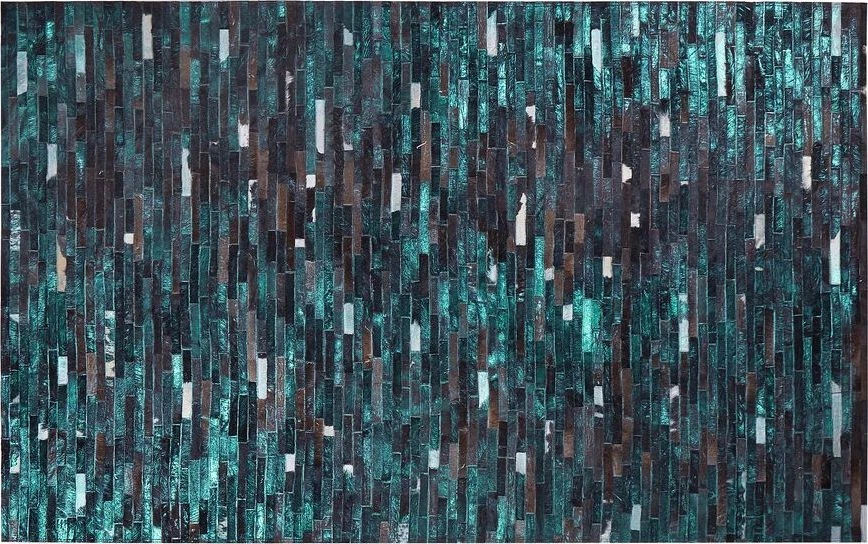 Beliani Kilimas KISIR tamsiai rudas 140 x 200 cm iš natūralios odos