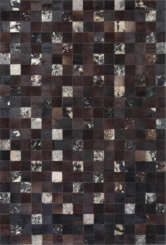 Beliani Kilimas BANDIRMA rudas 160 x 230 cm natūrali oda