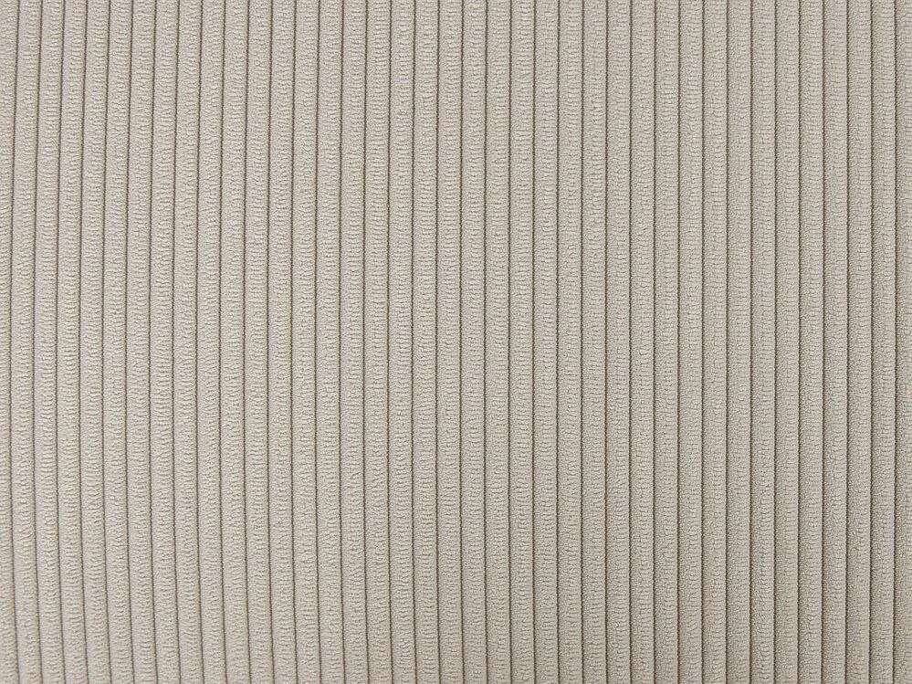 Beliani Otomana LUNGO velveting smėlio spalvos
