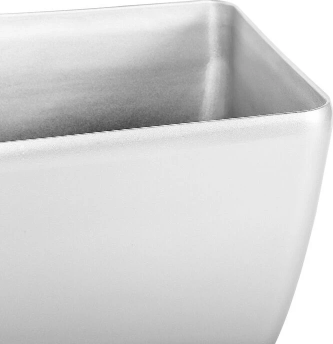 Beliani Gėlių vazonai ASTRAS 50 cm sidabriniai