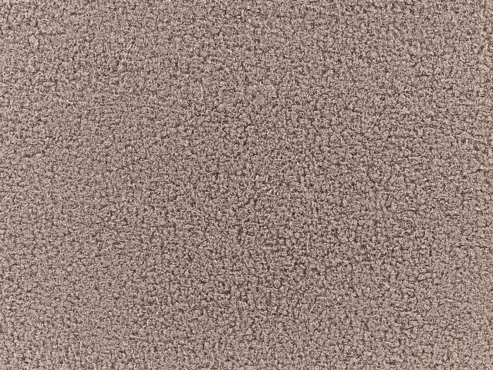 Beliani Lova su patalynės dėže VAUCLUSE Boucle smėlio pilkos spalvos 140 x 200 cm