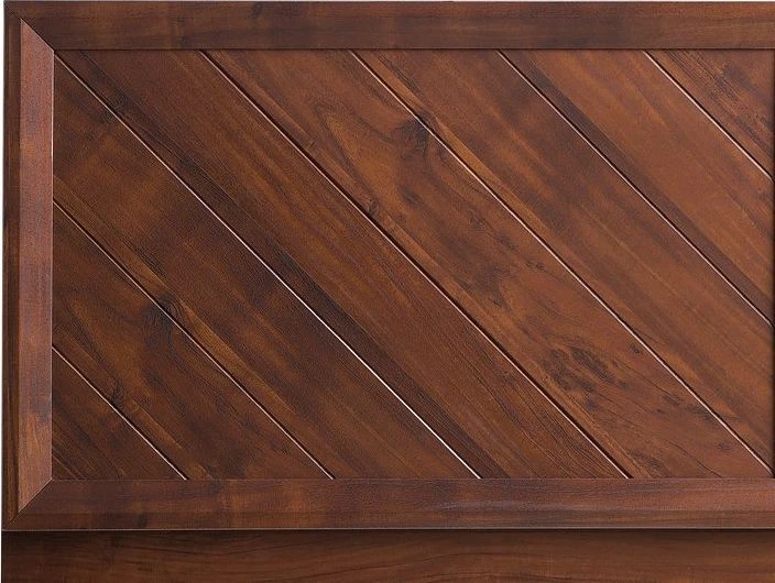 Beliani Lova MIALET 180 x 200 cm tamsiai ruda