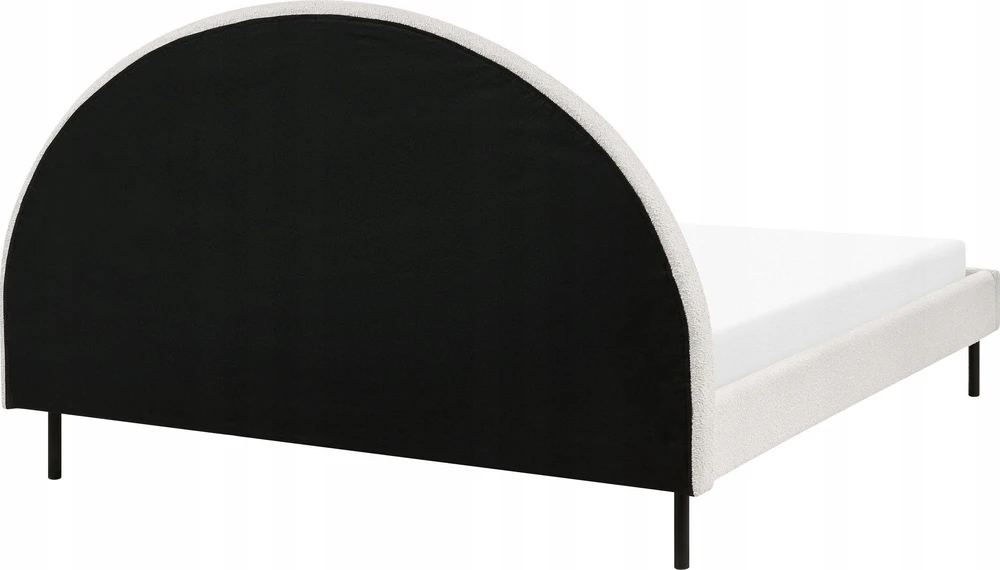 Beliani Boucle lova MARGUT 160 x 200 cm, balta