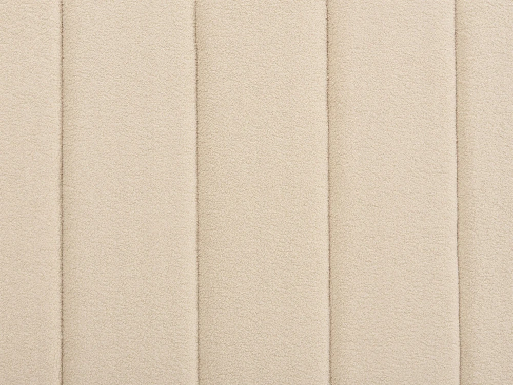 Beliani Boucle lova VILLETTE 160 x 200 cm, smėlio spalvos