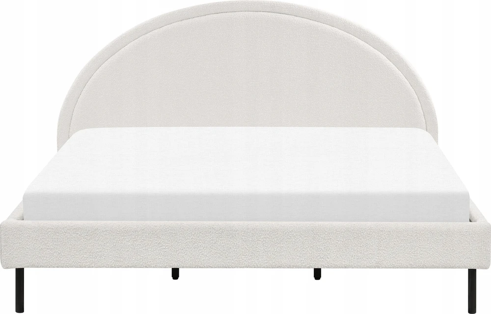 Beliani Lova Boucle MARGUT 180 x 200 cm balta