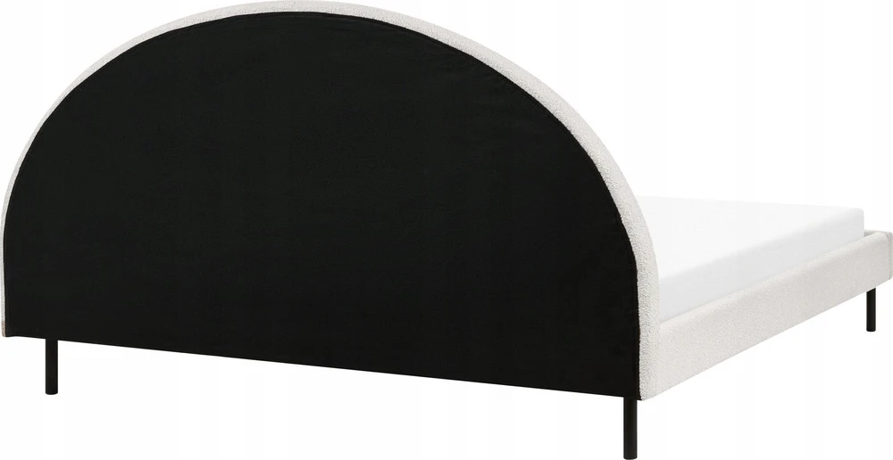 Beliani Lova Boucle MARGUT 180 x 200 cm balta