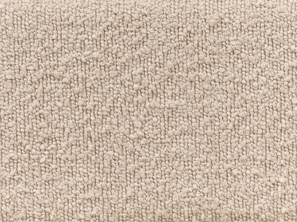 Beliani Bouclé lova MARGUT 180 x 200 cm smėlio spalvos