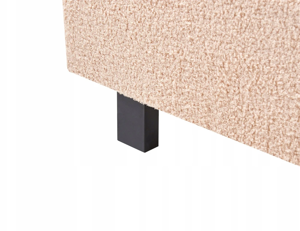 Beliani Lova Boucle ALBI 160 x 200 cm smėlio spalvos