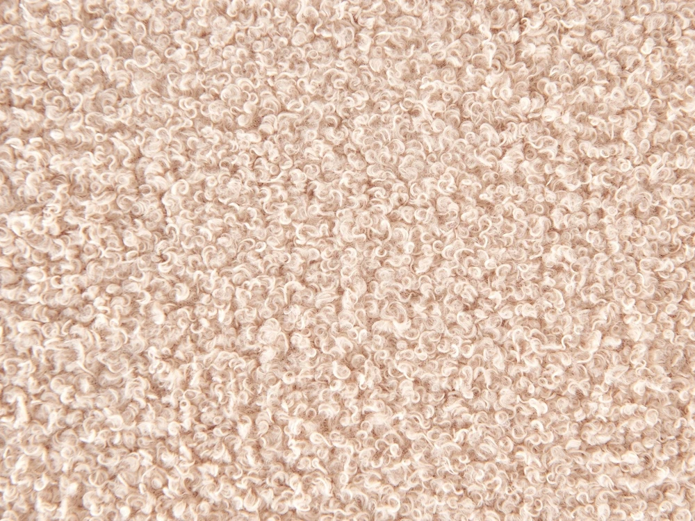 Beliani Lova Boucle ALBI 160 x 200 cm smėlio spalvos