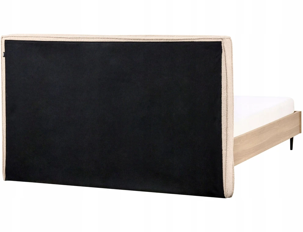 Beliani Lova Boucle IZERNORE 160 x 200 cm, smėlio spalvos