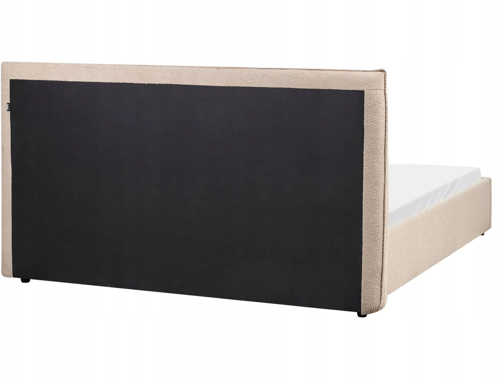 Beliani Lova Boucle LAVAUR 160 x 200 cm smėlio spalvos