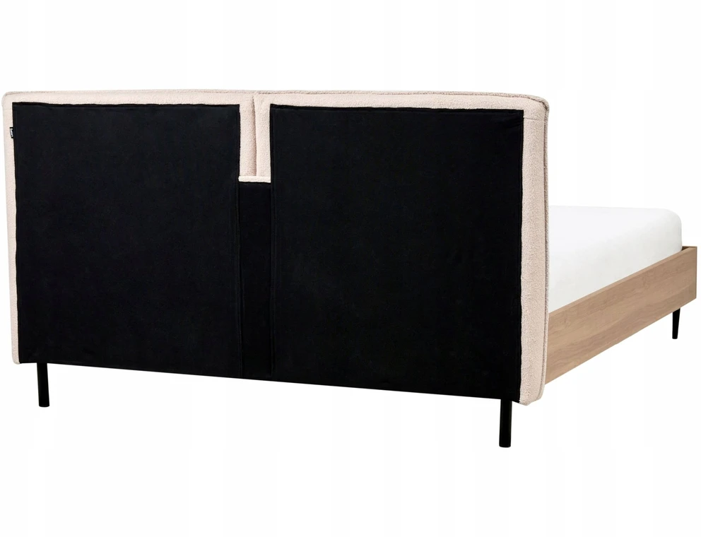 Beliani Lova Boucle LIMANTON 140 x 200 cm smėlio spalvos