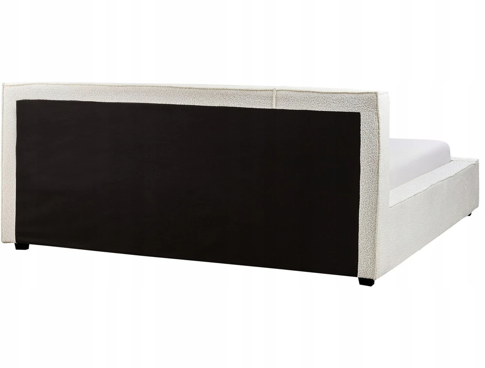 Beliani Lova Boucle MIRANDE 180 x 200 cm, kreminės baltos spalvos