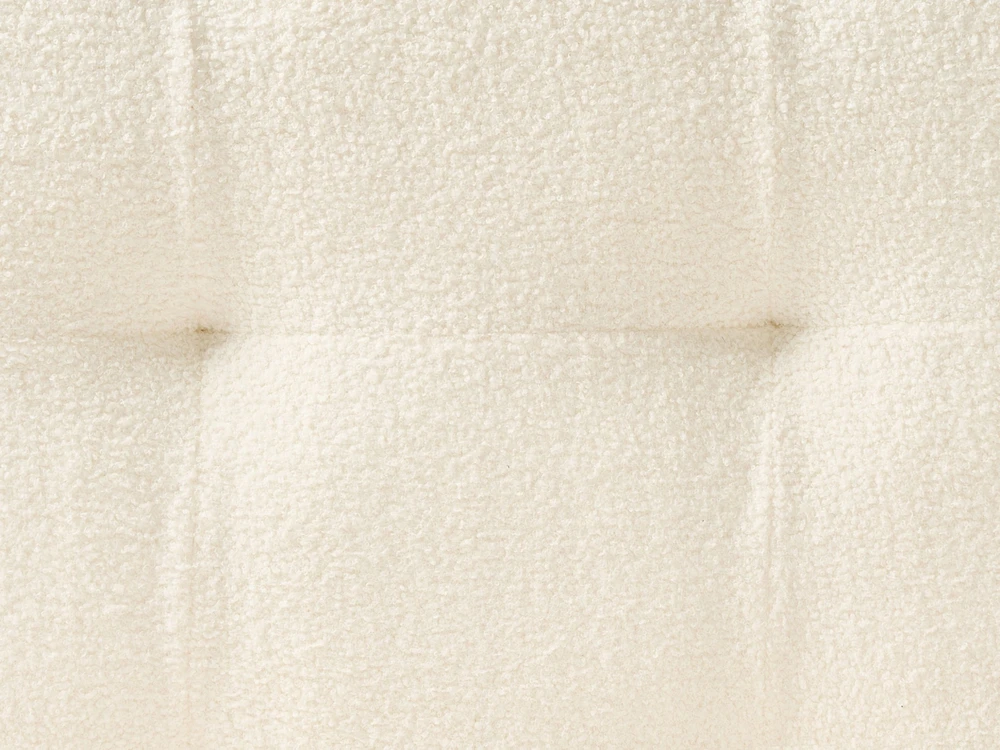 Beliani Lova Boucle SOULISSE 160 x 200 cm kreminės spalvos