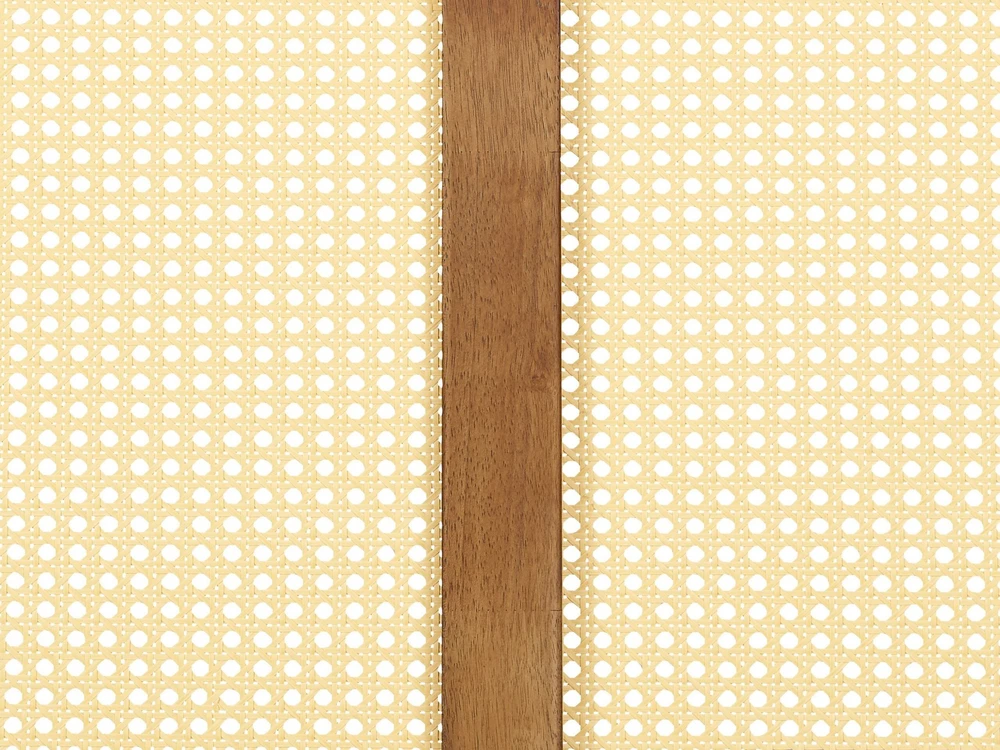 Beliani Rattano lova VARZY 180 x 200 cm ruda