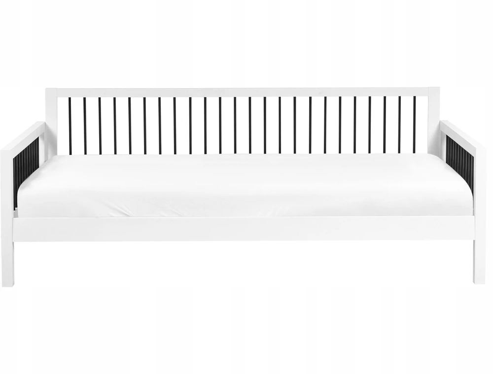 Beliani Dieninė lova TRICOT 90 x 200 cm, balta