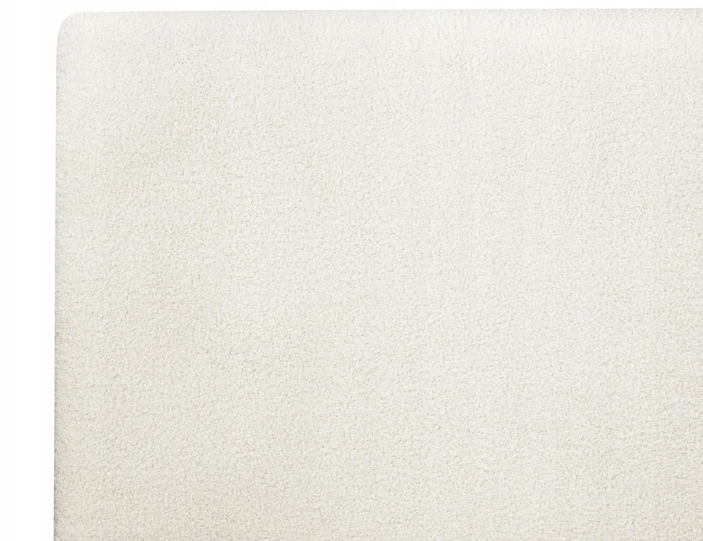 Beliani LED lova su boucle audiniu ZEN 160 x 200 cm LED tamsus uosis