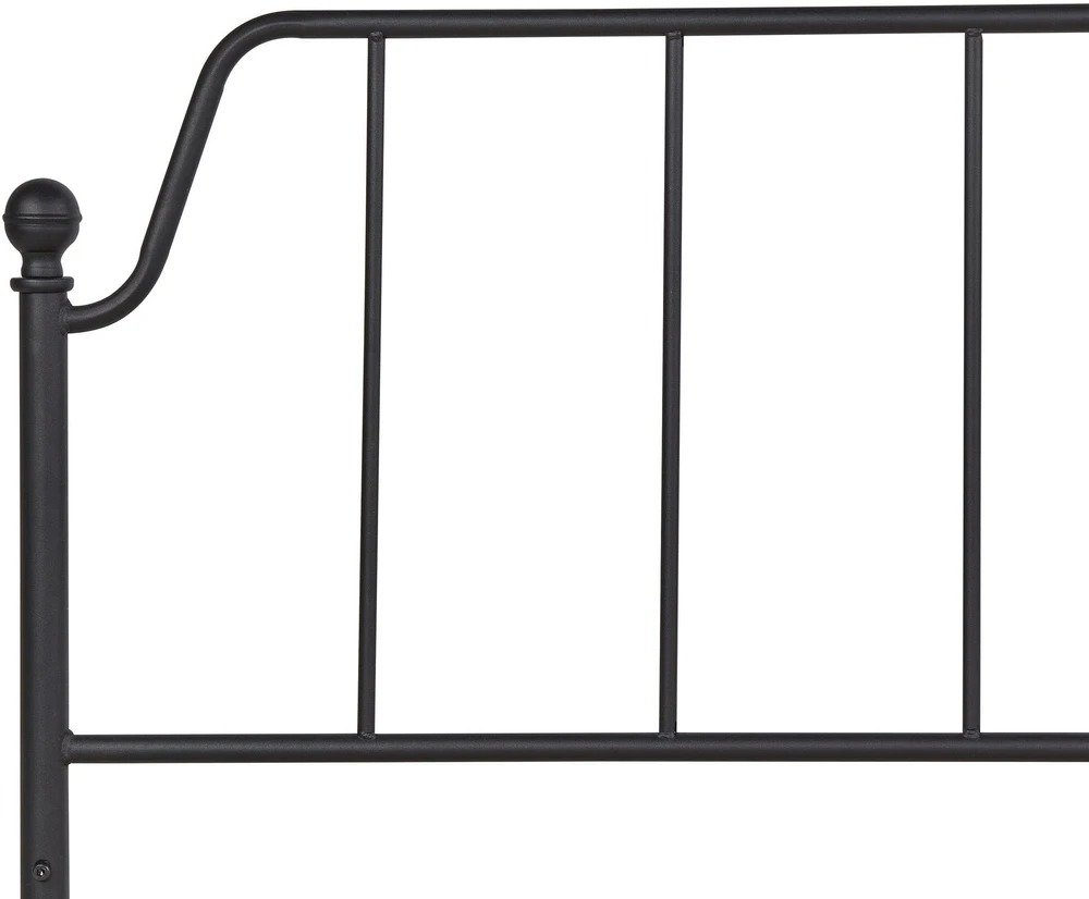 Beliani Metalinė lova MAURESSAC 180 x 200 cm juoda