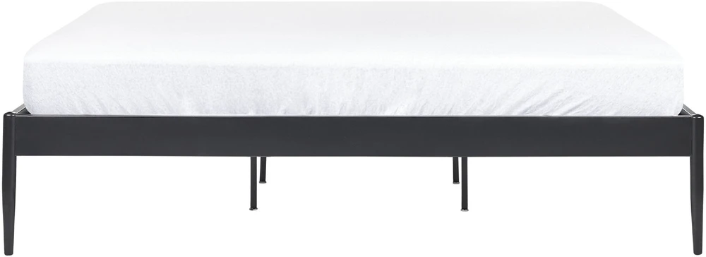 Beliani Metalinė lova VAURS 180 x 200 cm juoda