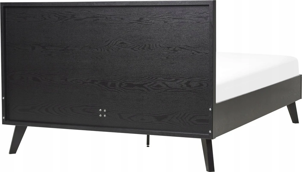 Beliani Rotango lova MONPAZIER 140 x 200 cm juoda