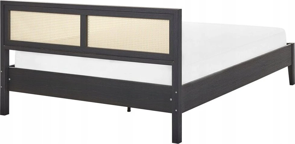 Beliani Rotango lova MONPAZIER 160 x 200 cm juoda