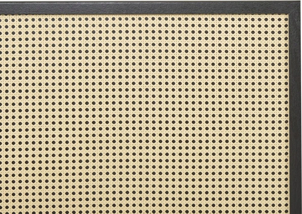 Beliani Rotango lova MONPAZIER 180 x 200 cm Juoda