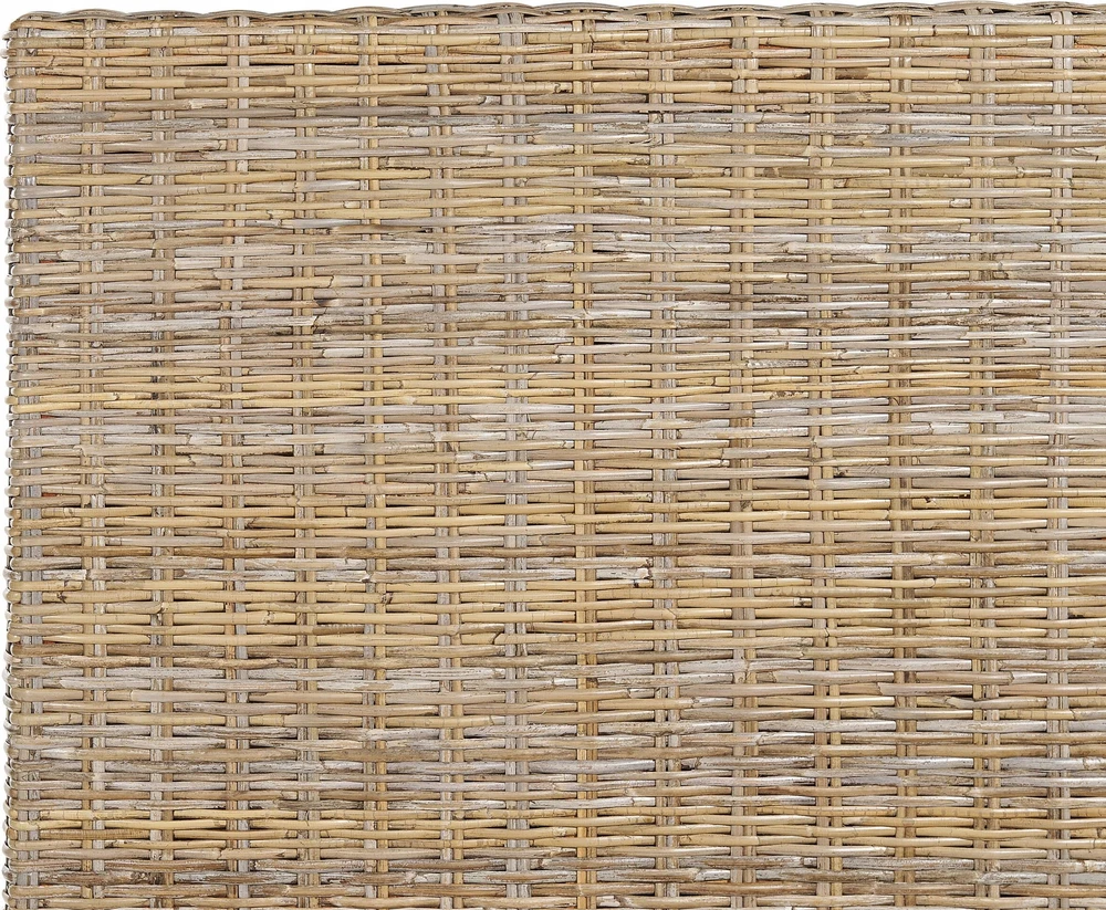Beliani Rotaninė lova SALBRIS 180 x 200 cm Natūrali